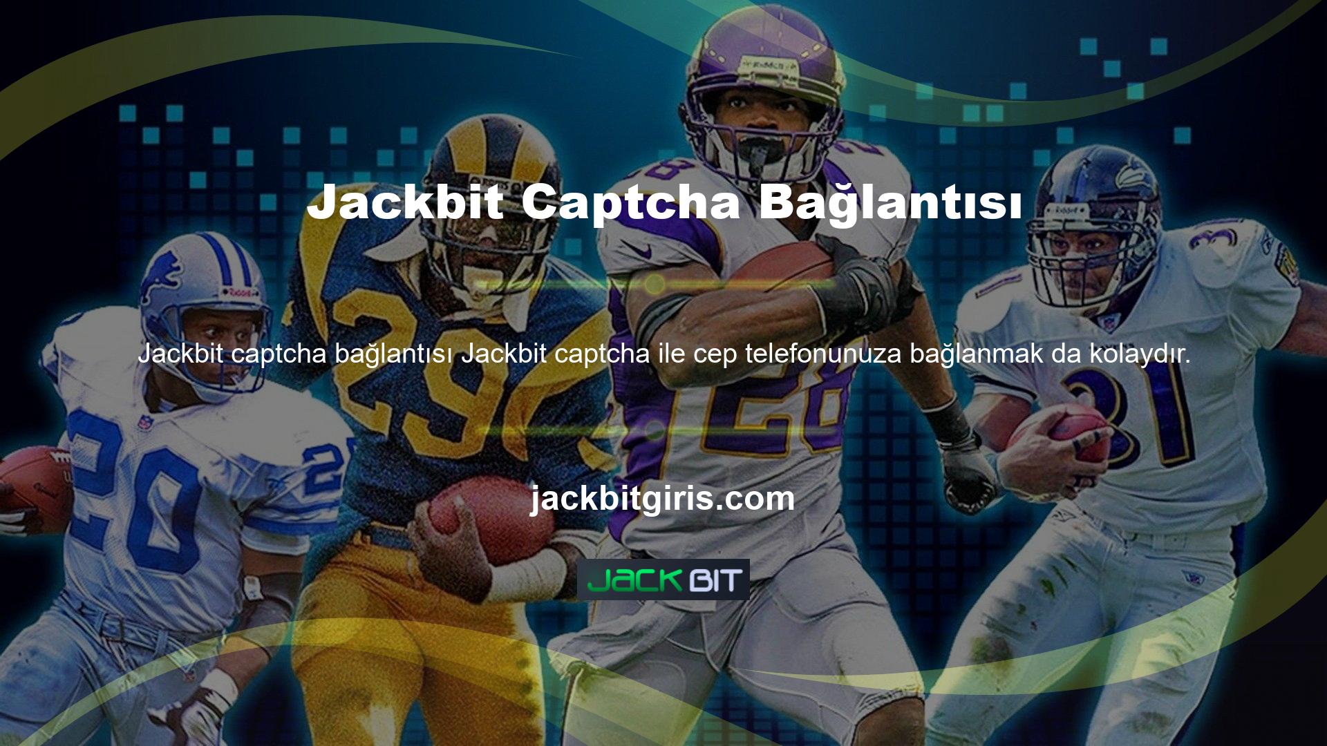 Jackbit web sitesi kullanıcı dostu ve gezinmesi kolay olacak şekilde tasarlanmıştır